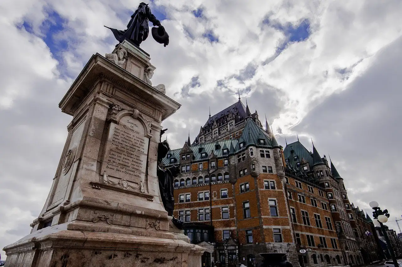 Château Frontenac dans la ville de Québec Canada