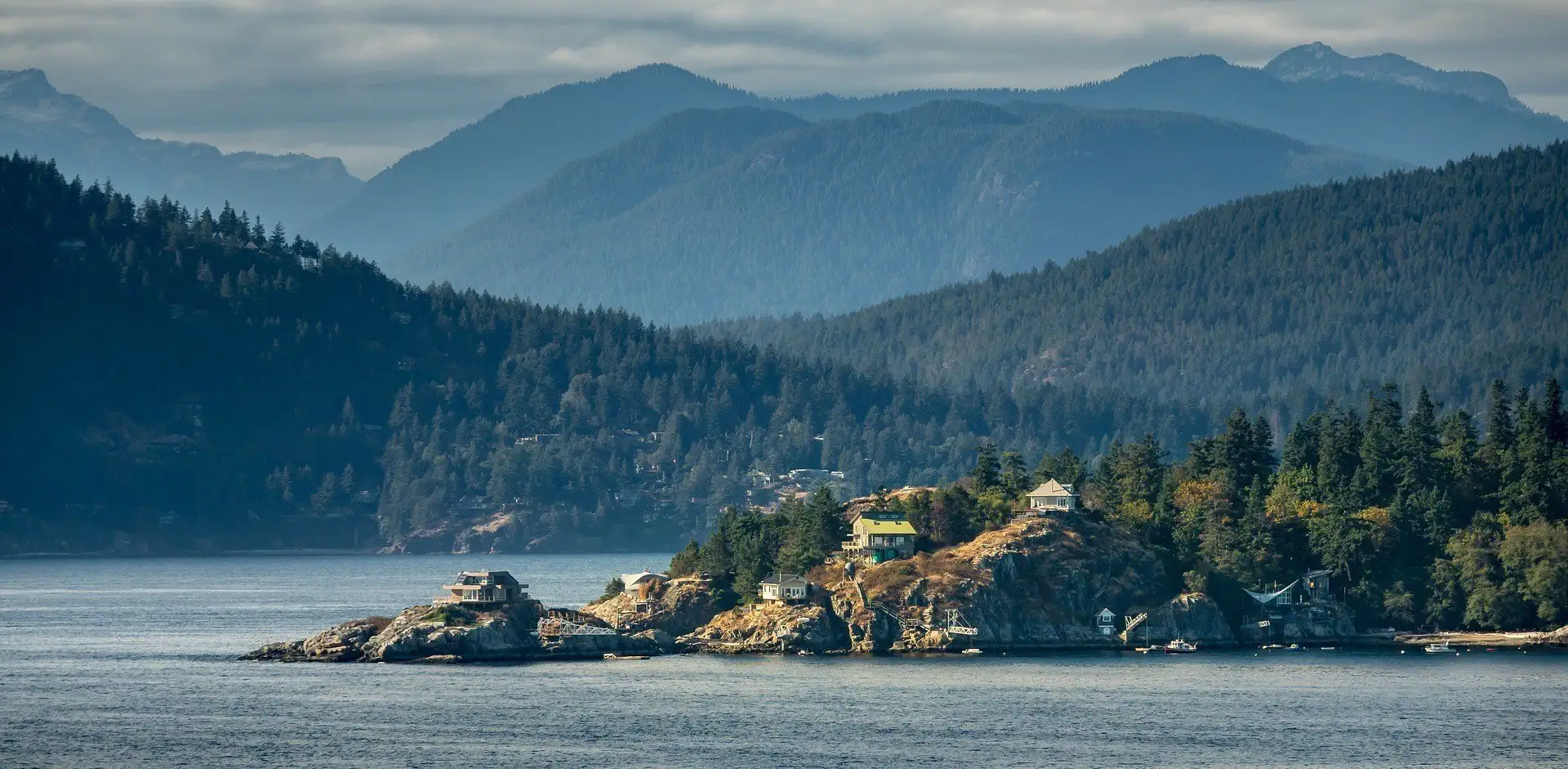 Le paysage de l'île de Vancouver.
