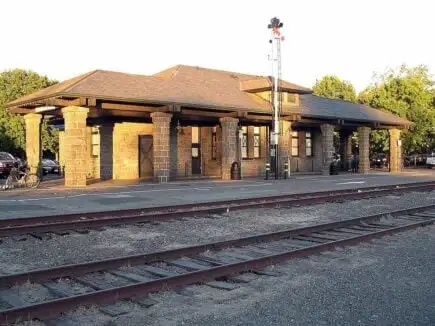 Quartier historique de Railroad Square, Santa Rosa, Californie
