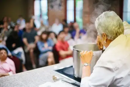 Cours de cuisine créole à la Nouvelle-Orléans.