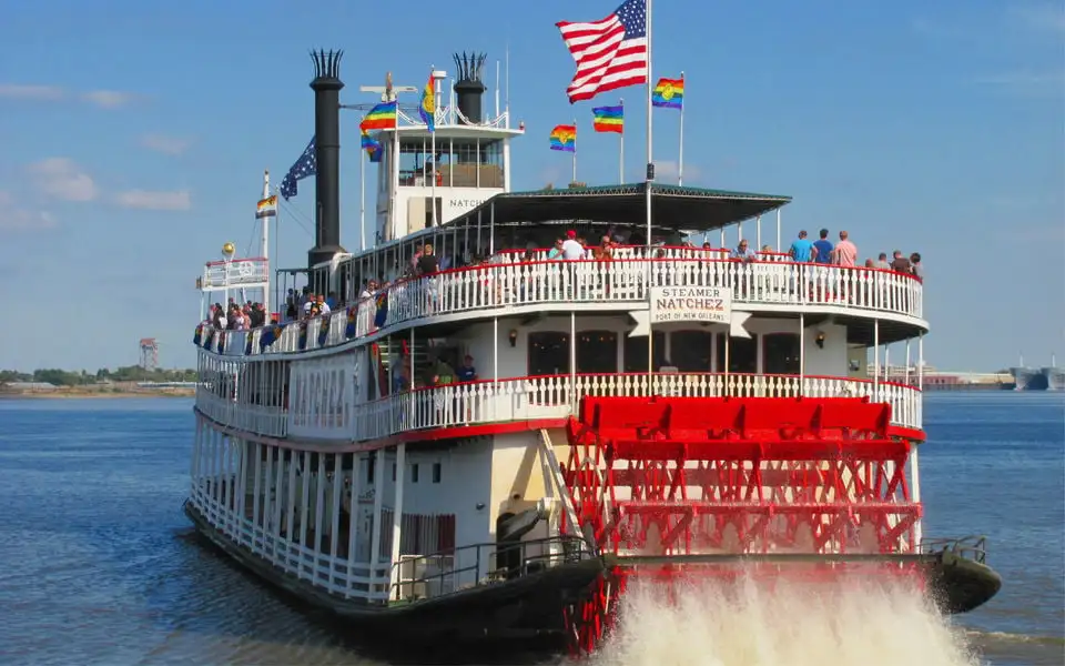 Montez à bord du Steamboat Natchez à la Nouvelle-Orléans.