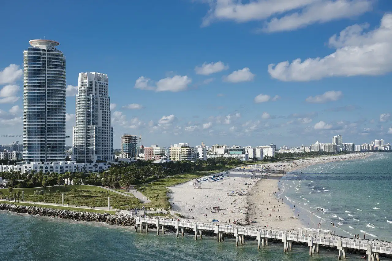 road trip sur les toits de Miami et la plage en Floride