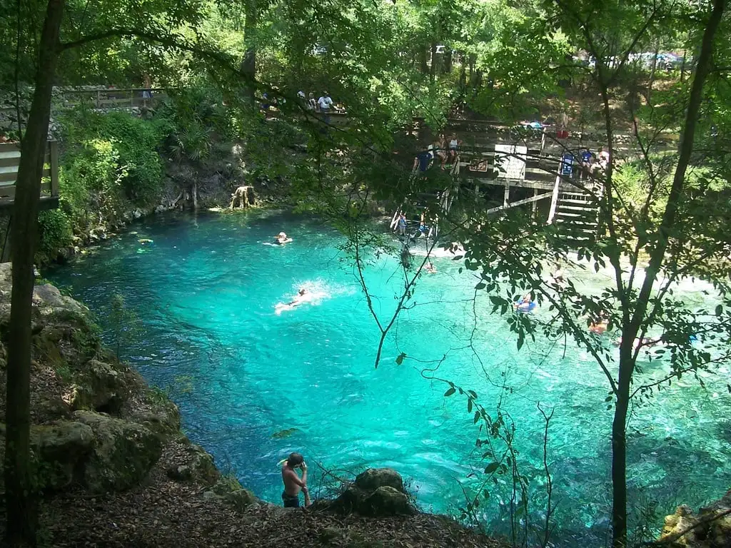 source d'eau douce dans le centre de la Floride