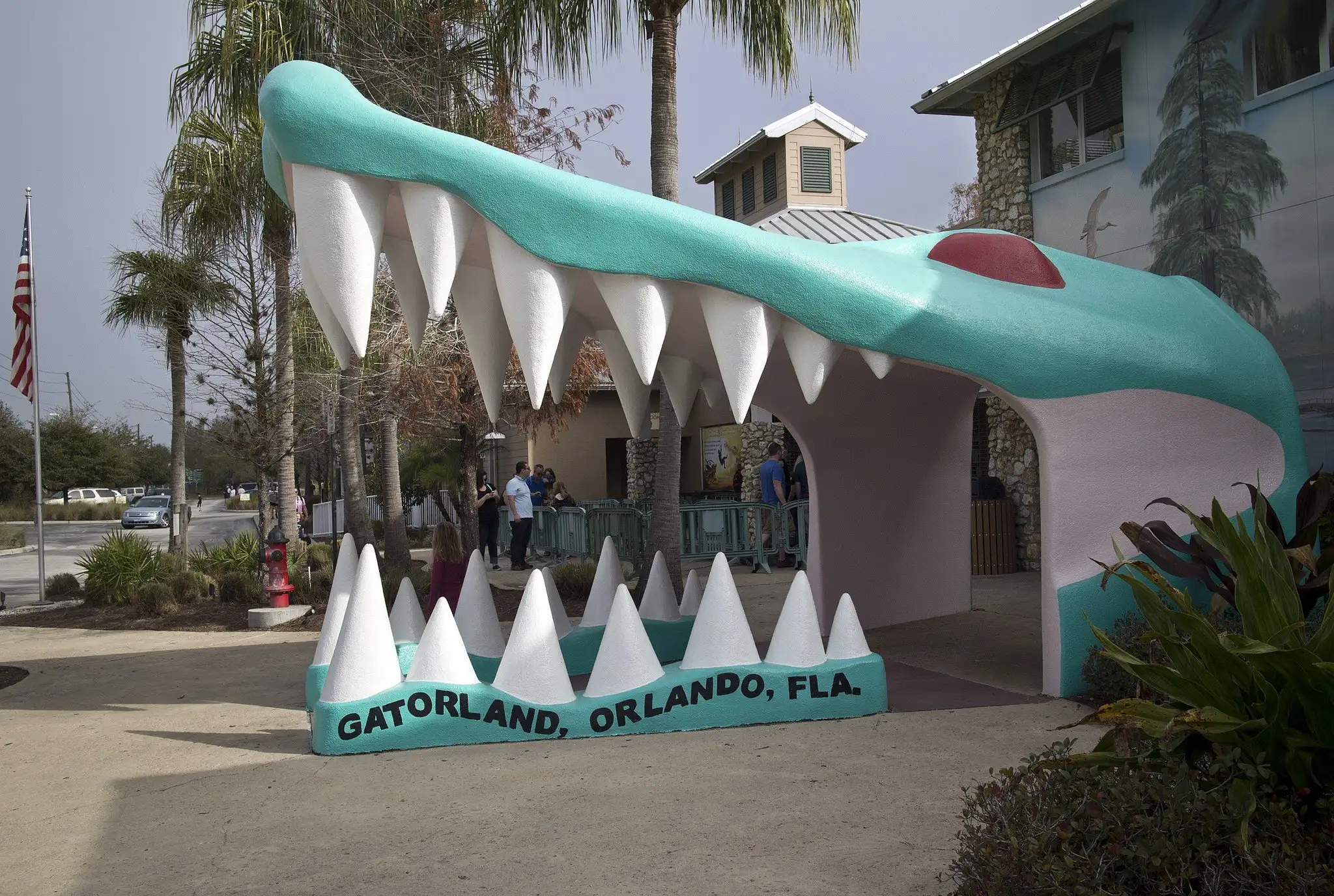 voyage en voiture à Gatorland en Floride