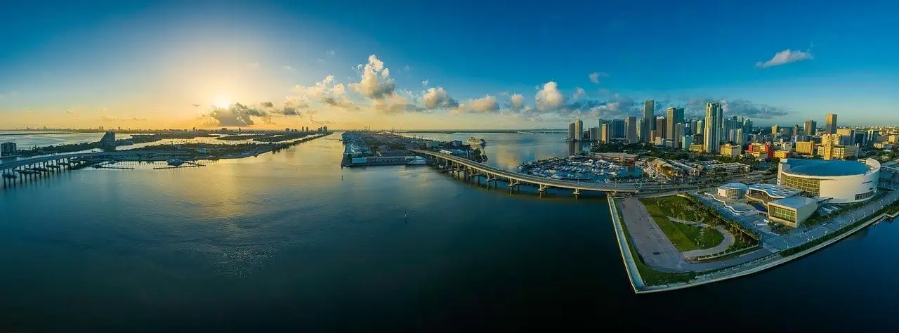 panorama de miami en Floride
