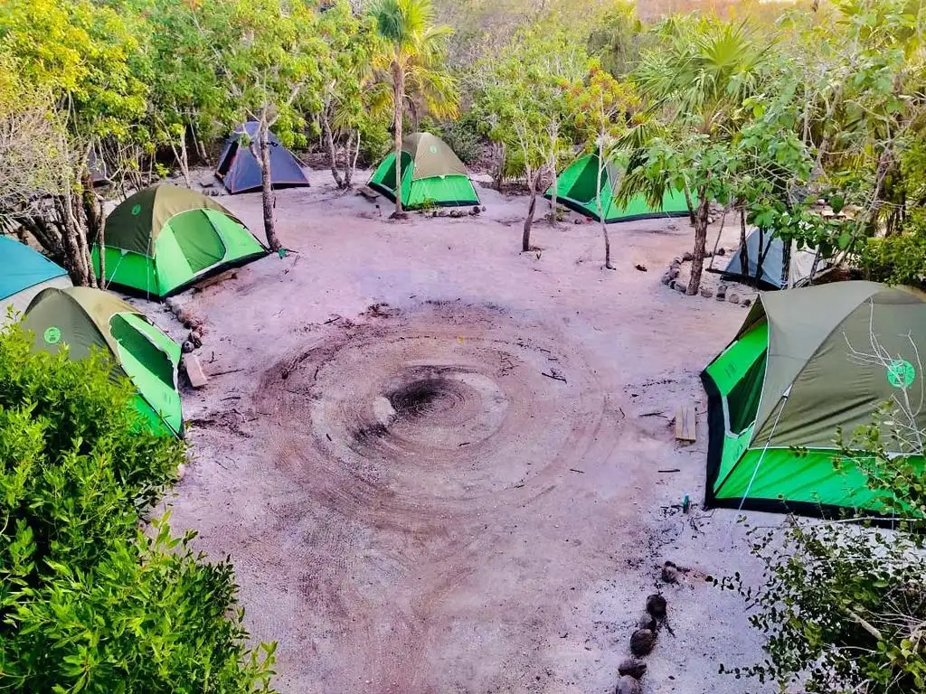 Balam Eco Camping paras hostelli Holboxissa