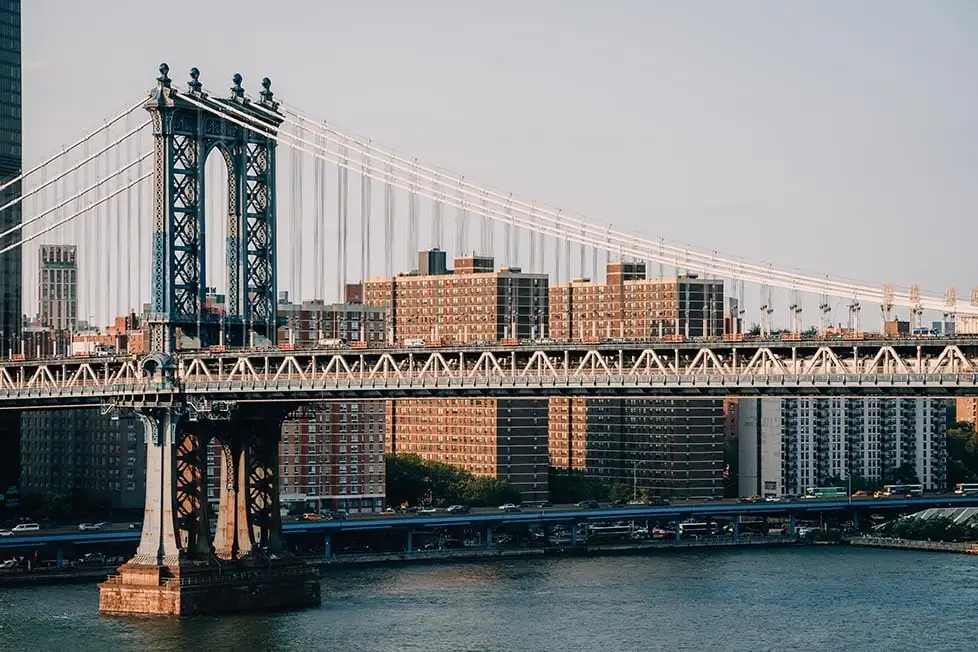 Um carro da polícia de Nova York