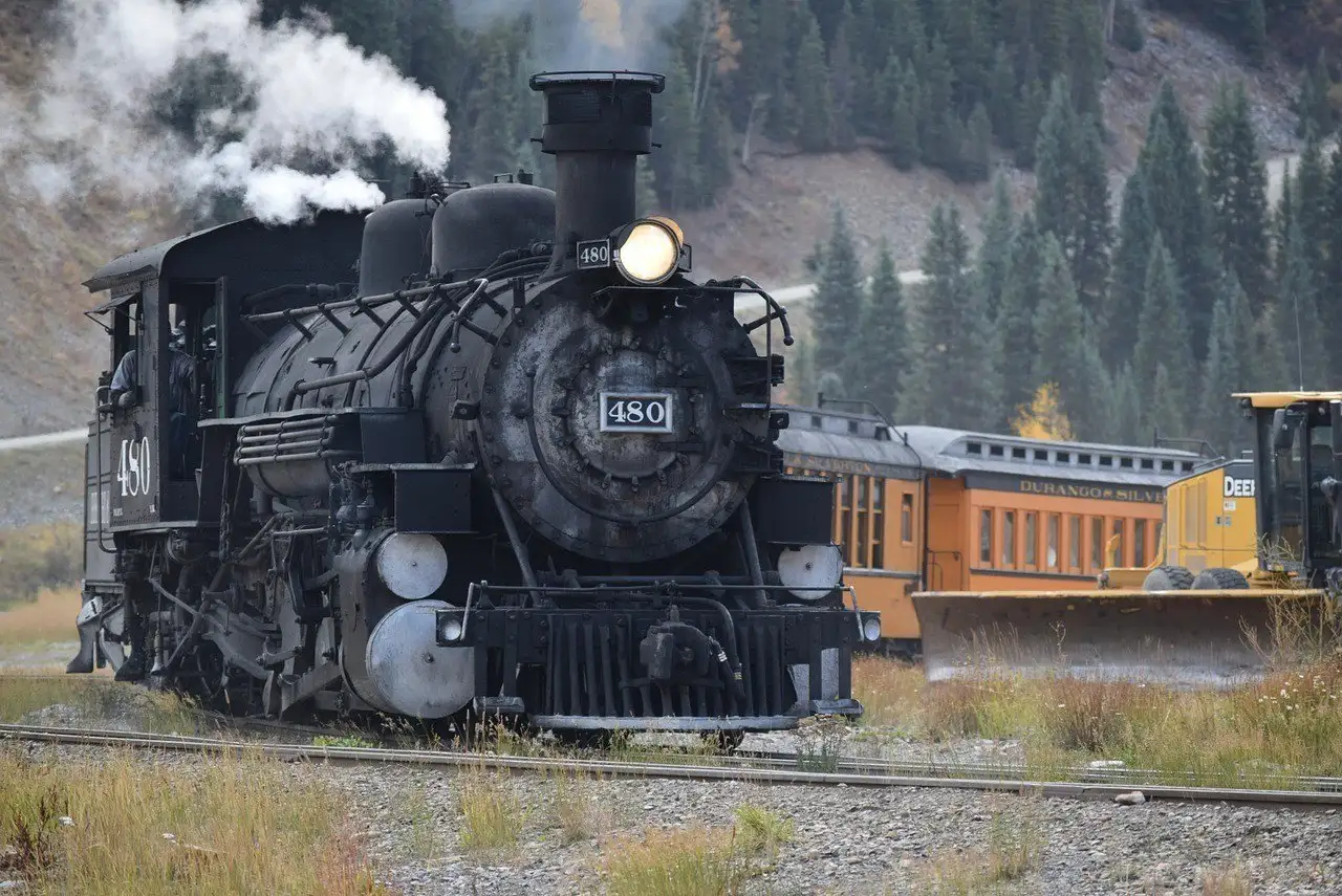 Durango Silverton train montagnes de San Juan Colorado