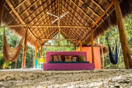 Прибытие в эко-курорт Jewel Huts Tulum.