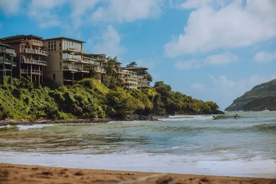 Plage de Kalapaki à Kauai