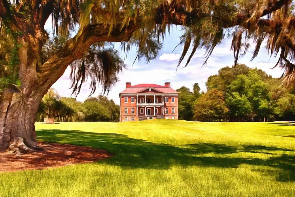 plantation de caroline du sud charleston