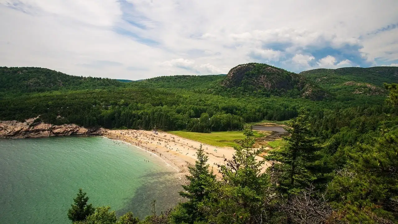 Parc national d'Acadia, plage du Maine