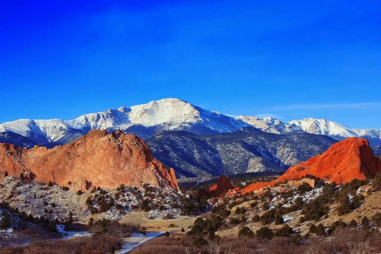 Pikes Peak et le jardin des dieux Colorado Springs