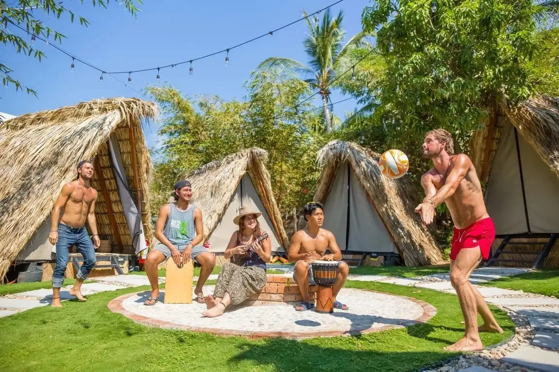 Nomad Hostel ja Beach Club parhaat hostellit Puerto Escondidossa