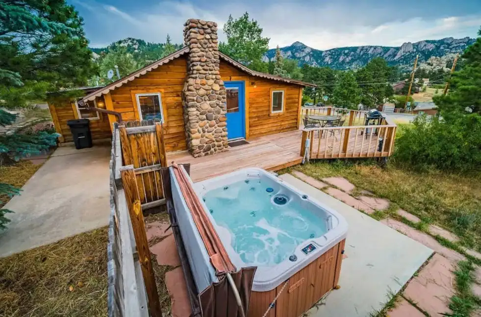 Cabane forestière du Colorado à Estes Park