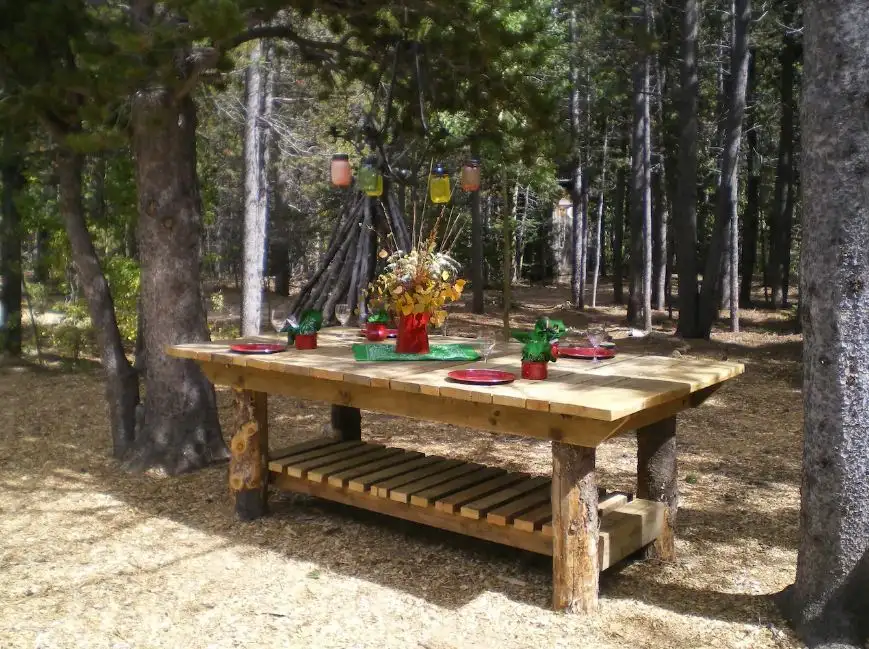 Cabane dans les arbres des montagnes Rocheuses au Colorado