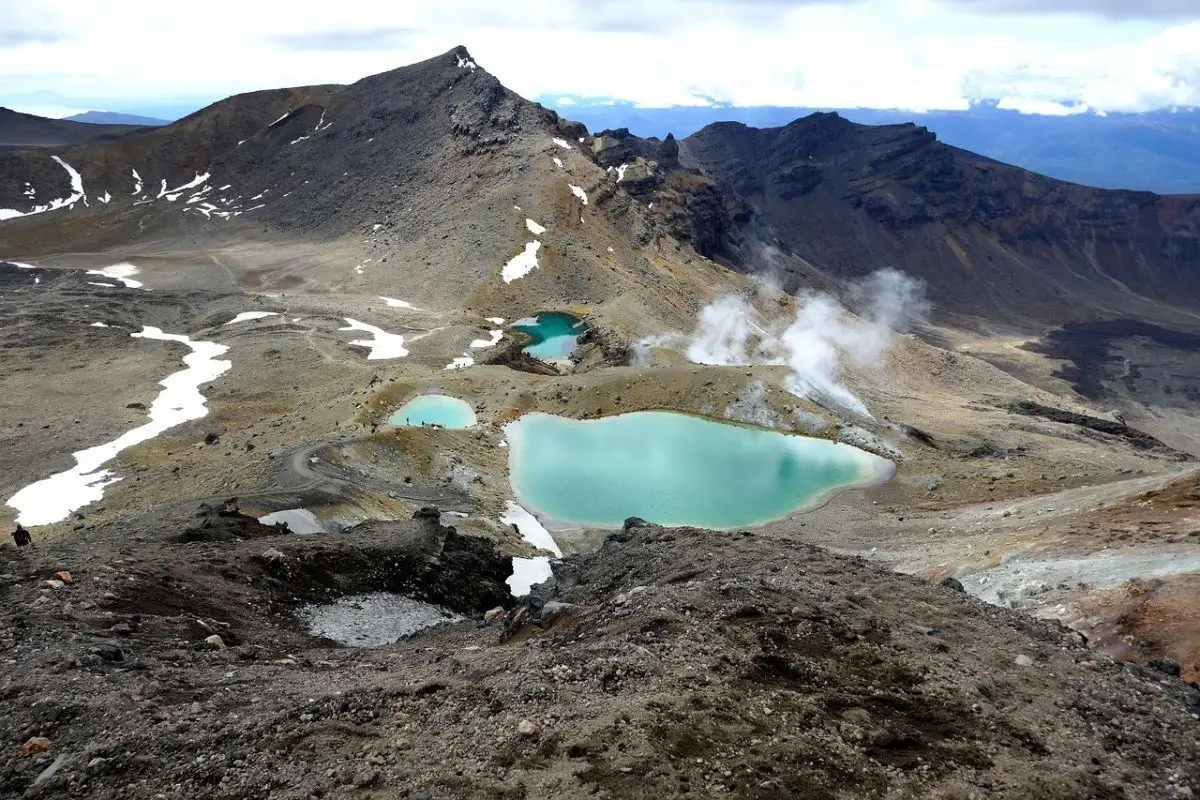 Emerald Lakes sa Tongariro - isang kamangha-manghang paglalakbay sa New Zealand