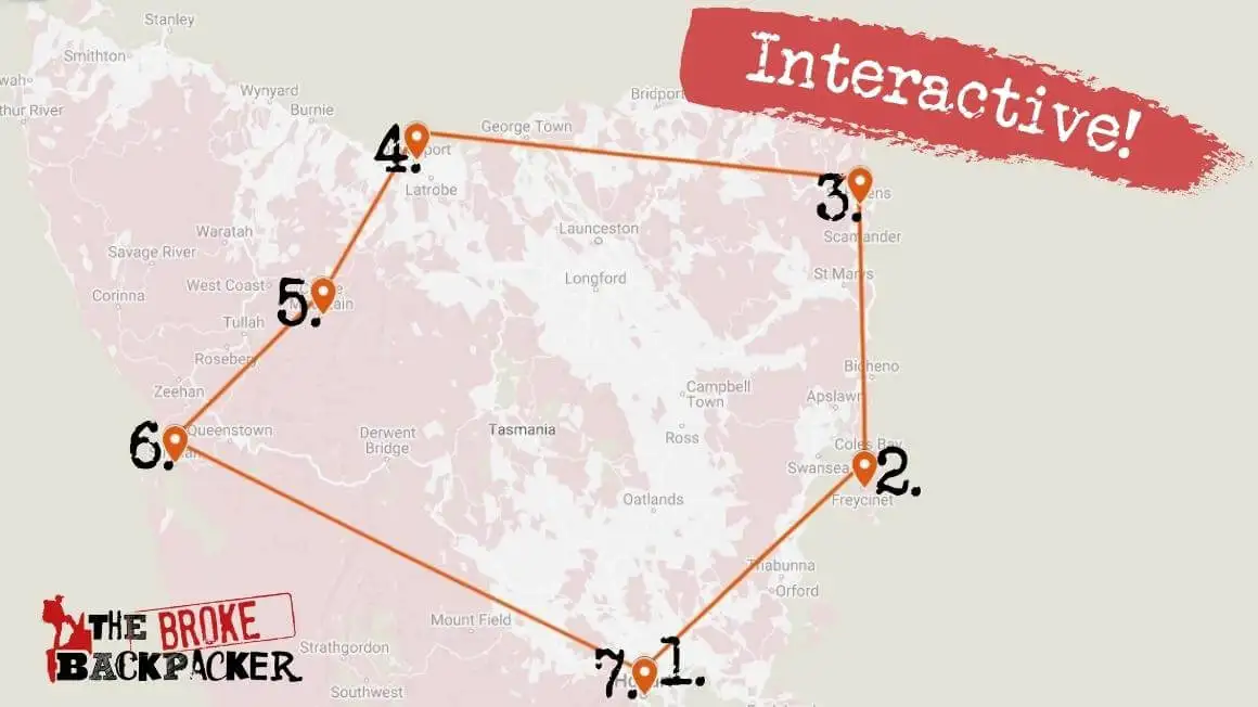 Itinéraire de randonnée de 10 jours en Australie