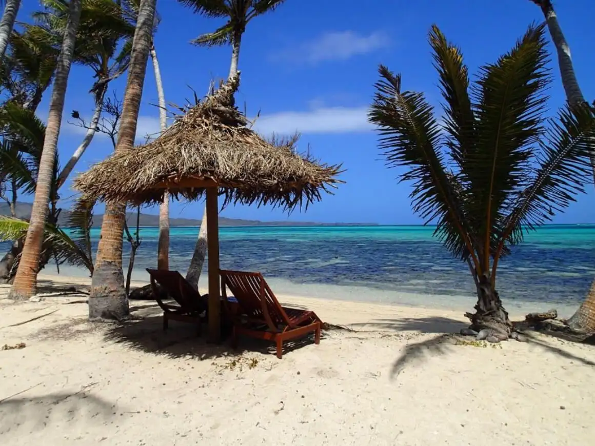 Acuario en la playa Fiji