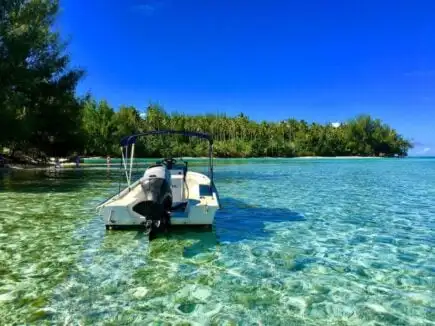 virsūdens bungalo pilsētā Moorea Maharepa