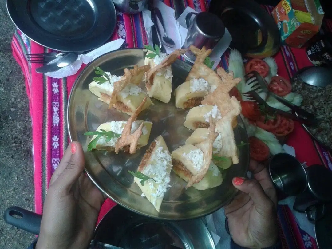 A comida que comemos na caminhada pela Trilha Inca