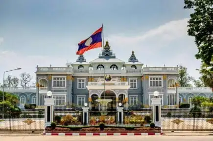 sisli Mekong Nehri, Laos