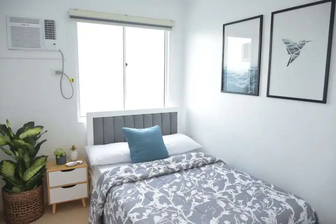 Lit Queen dans un condo à Dumaguete