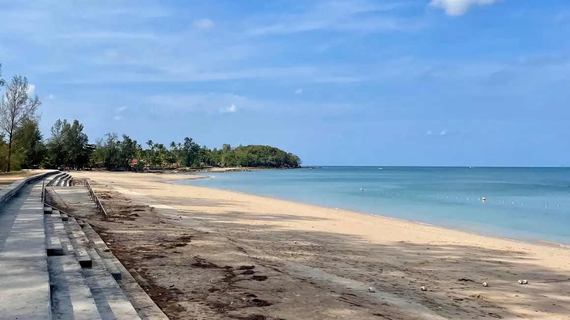 vista para Long Beach, Koh Lanta, Tailândia