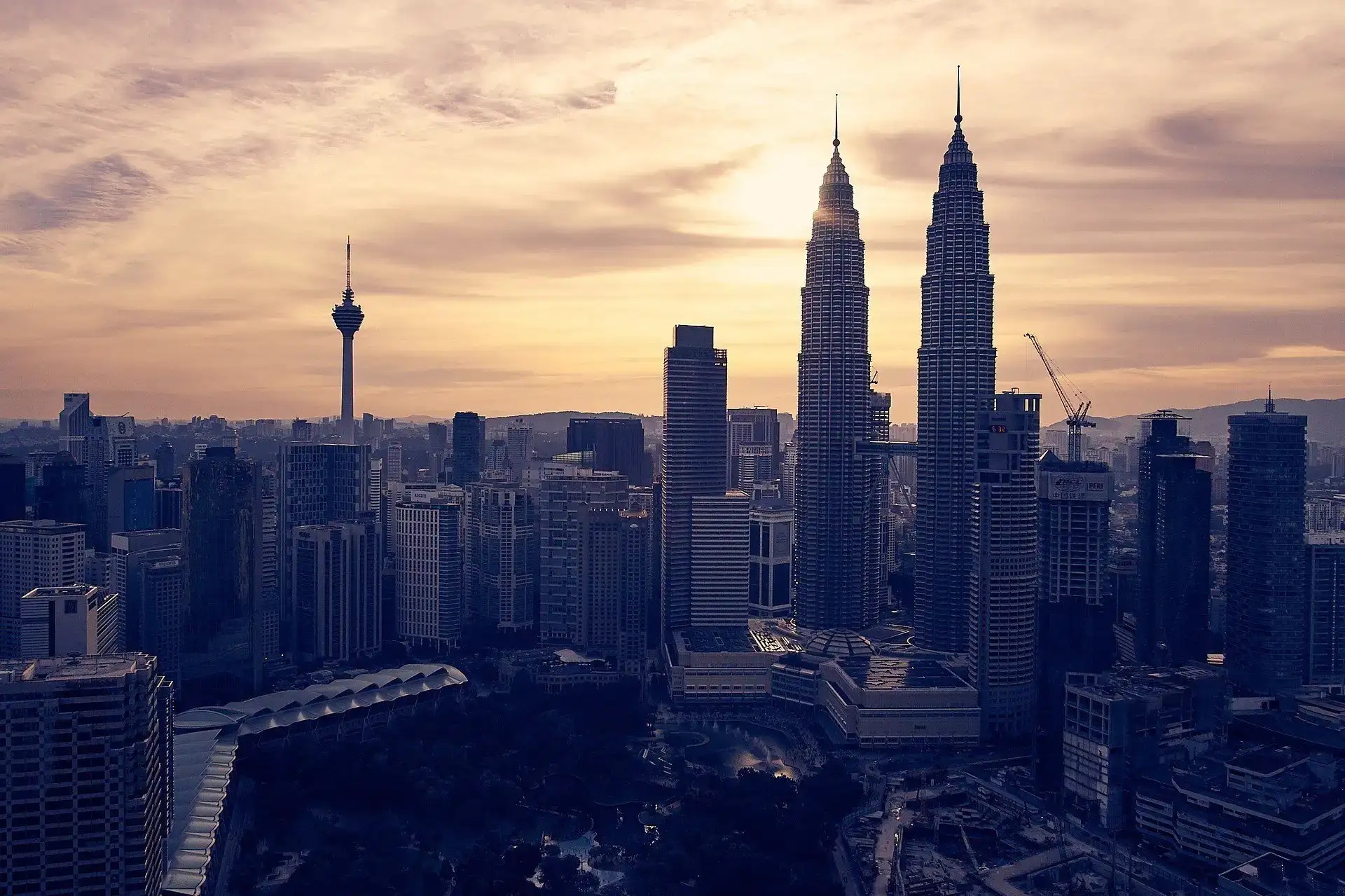 Sonnenuntergangsgetränke, Kuala Lumpur