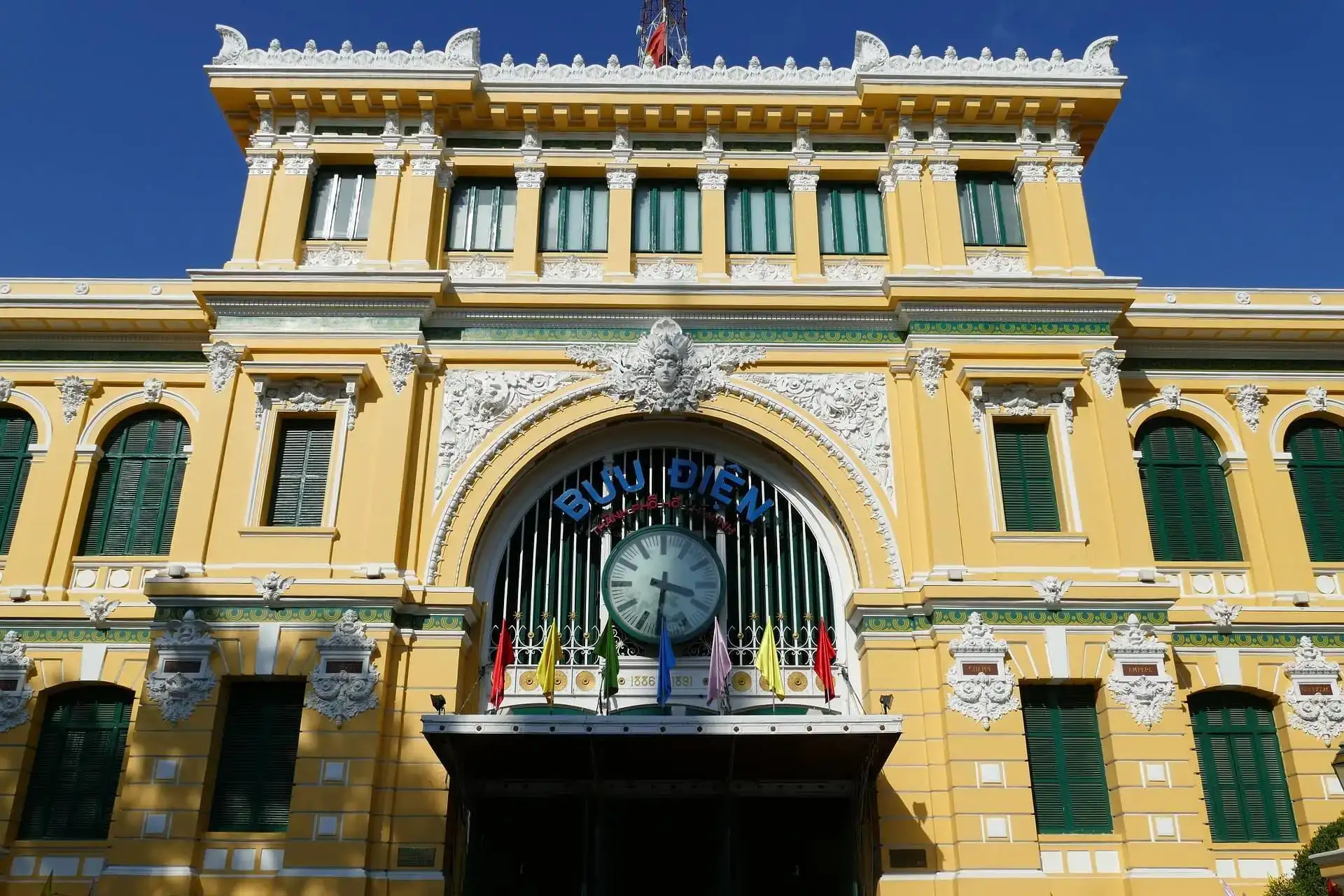Bureau de poste central de Saigon, Hô Chi Minh-Ville