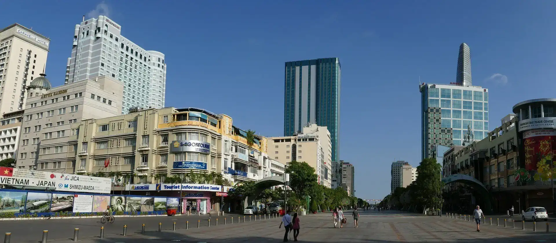 Rue piétonne Nguyen Hue, Hô Chi Minh-Ville