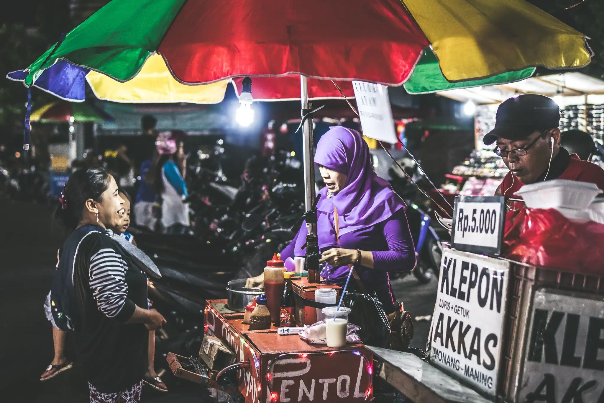 cuisine de rue à bali