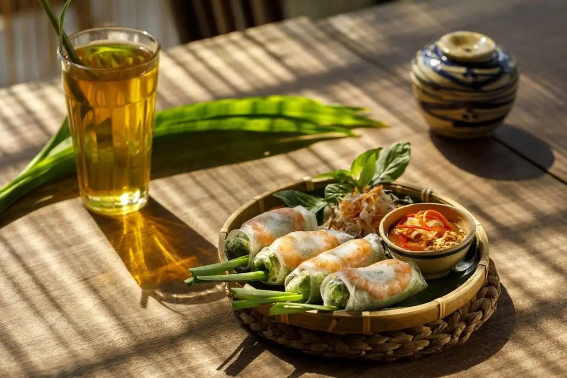 Rouleau de printemps alimentaire vietnamien