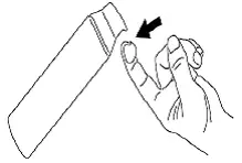 dispense 1 pea-sized amount of ONEXTON Gel onto your fingertip - Illustration
