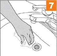 Throw away tissue in your household trash- Illustration