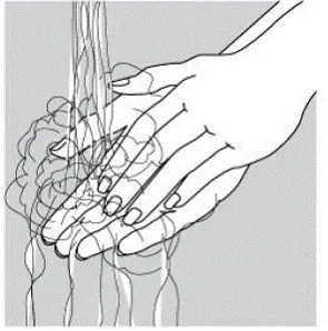 Wash your hands with soap and water - Illustration