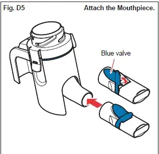 Attach the Mouthpiece. - Illustration