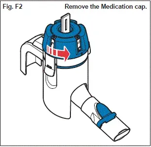 Remove the Medication cap. - Illustration