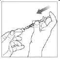 Hold your Pen with the Needle pointing up - Illustration