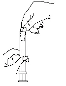 Pull the plastic completely apart - Illustration