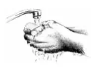 Hold the syringeupright - Illustration