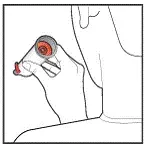 Estimate the amount of remaining Taclonex® Topical Suspension - Illustration