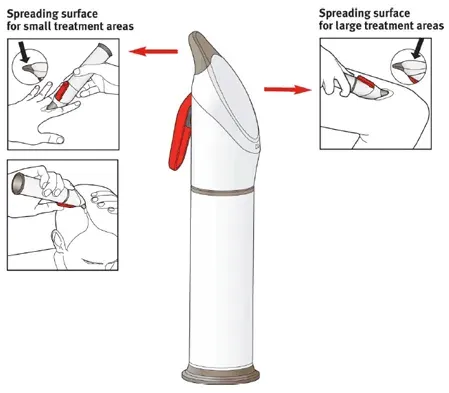 Assembled Taclonex® Topical Suspension with Applicator - Illustration
