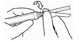 ATTACH the injection needle - Illustration
