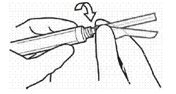 ATTACH the injection needle - Illustration