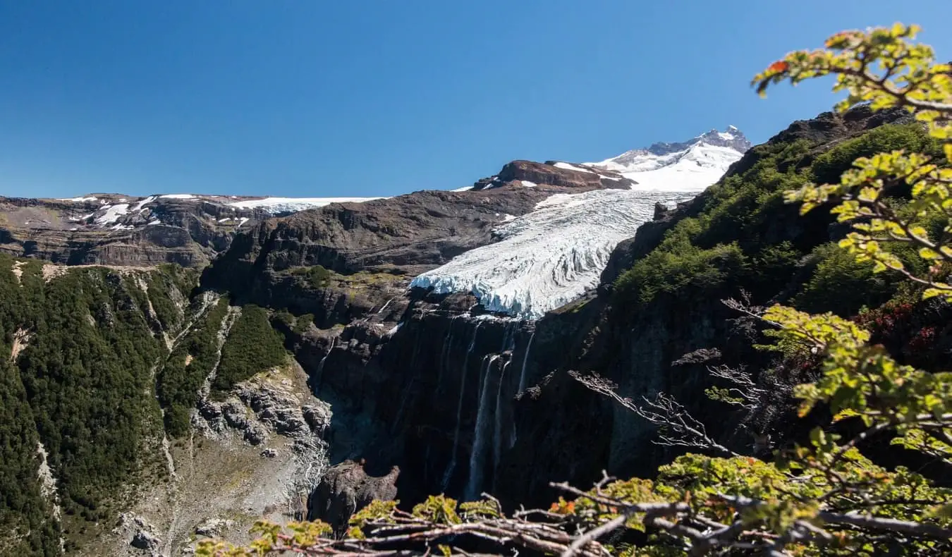 Krásné hory na Cerro Tronador v Argentině