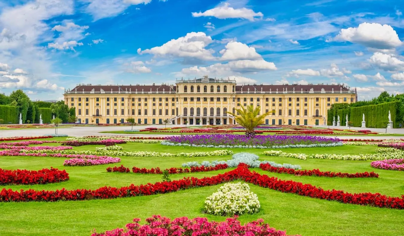 Palais de Schönbrunn, un immense bâtiment impérial à Vienne, Autriche