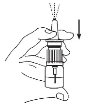 Nascobal (Cyanocobalamin USP) Priming the pump - Illustration