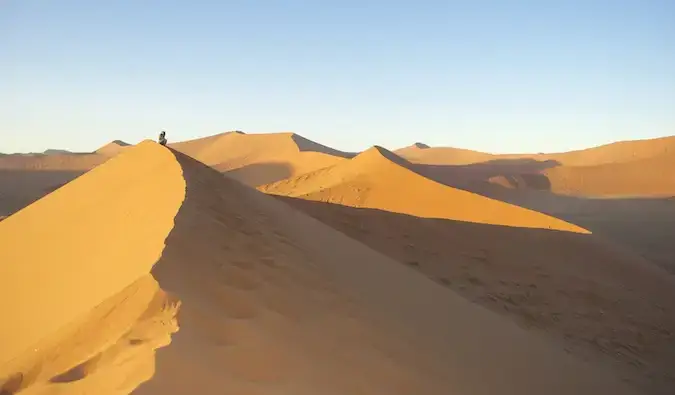 ทะเลทรายใน Sossusvlei ประเทศนามิเบีย
