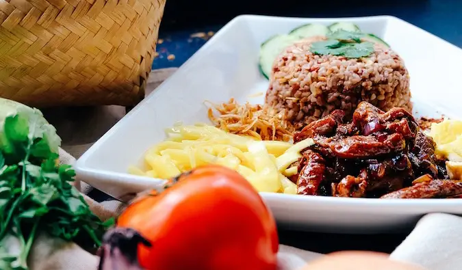Délicieuse cuisine thaïlandaise fraîche